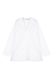 Белая хлопковая рубашка Acne Studios