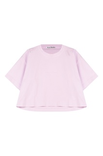 Свободная розовая футболка Acne Studios