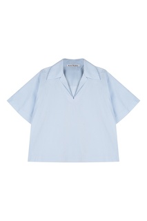Голубая хлопковая рубашка Acne Studios
