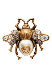 Кольцо-пчела с кристаллами Gucci