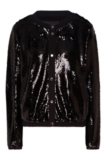 Куртка с блестящей отделкой Emporio Armani