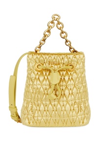 Золотистая сумка Stasy Cometa Furla