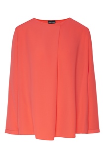 Блузка кораллового оттенка Emporio Armani