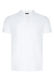 Поло белого цвета Emporio Armani