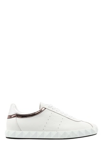 Кеды с металлизированной отделкой Emporio Armani