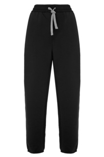 Черные брюки-джоггеры Emporio Armani