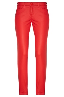 Джинсы красного цвета Emporio Armani