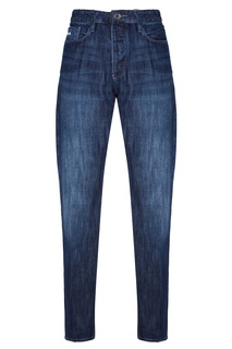 Джинсы из выбеленного денима Emporio Armani