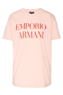 Футболка с принтом Emporio Armani