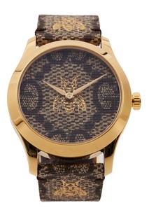 Часы G-Timeless с мотивом GG и пчелами Gucci