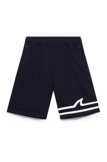 Синие шорты с принтом Paul&Shark