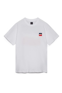 Белая футболка с логотипом Paul&Shark