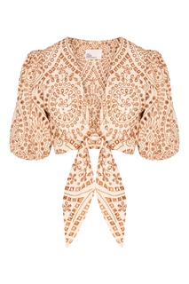 Кроп-топ с завязками снизу Lisa Marie Fernandez