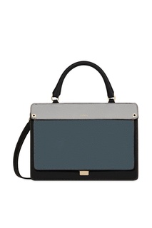 Трехцветная кожаная сумка Like Furla