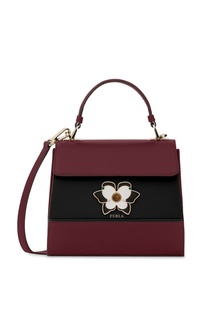 Контрастная сумка Mughetto с аппликацией Furla