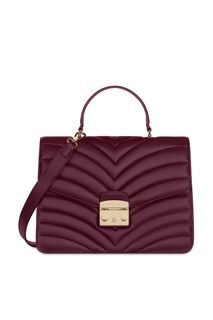 Фиолетовая сумка Metropolis со стеганой отделкой Furla