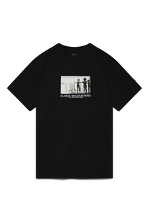 Черная футболка с принтом Marcelo Burlon County Of Milan