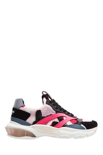 Разноцветные камуфляжные кроссовки Valentino Garavani VLTN