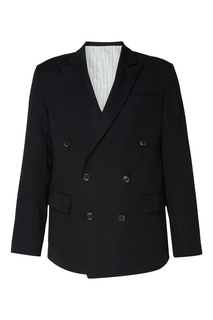 Черный блейзер с нашивкой на спине Exinfinitas