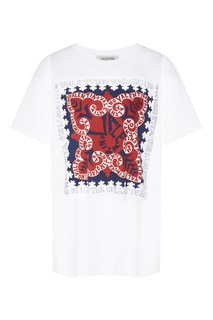Футболка с принтом "Mini Bandana" Valentino