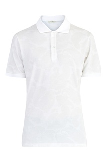 Белое поло с узорами Etro