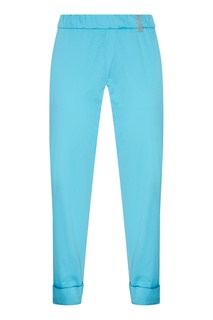 Голубые брюки с отворотами Panicale