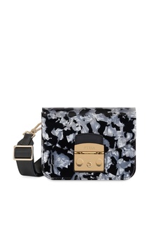 Контрастная фактурная сумка Metropolis Bovisa Furla
