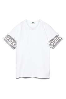 Футболка с отделкой на рукавах Kenzo