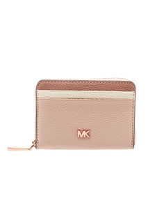 Бело-розовый кошелек на молнии Michael Michael Kors