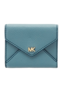 Голубой кошелек-конверт Michael Michael Kors