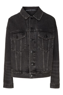 Темно-серая джинсовая куртка Alexander Wang
