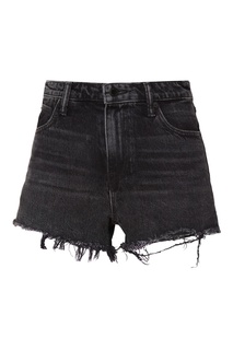 Темно-серые джинсовые шорты Bite Alexander Wang