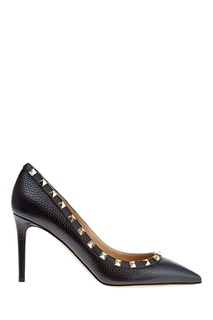 Черные туфли Rockstud Valentino