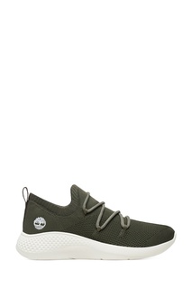 Зеленые текстильные кроссовки Timberland