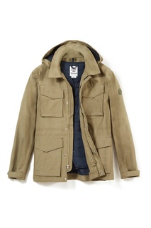 Бежевая куртка с капюшоном Timberland