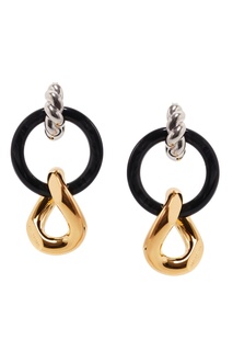 Трехчастные серьги-подвески Loop And Hoop Balenciaga