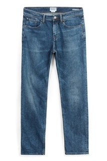 Синие джинсы с потертостями Timberland