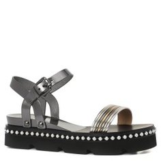 Сандалии CASADEI 1L376M050 темно-серый