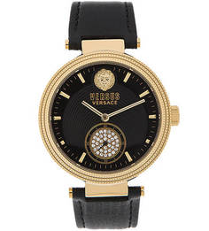 Кварцевые часы с ремешком с выделкой под рептилию Versus