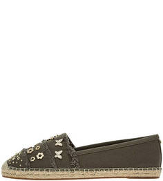 Текстильные эспадрильи с металлическим декором Michael Michael Kors