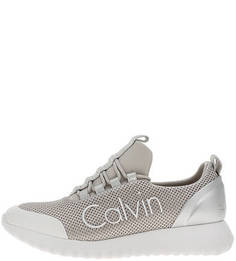 Летние кроссовки из текстиля на шнуровке Calvin Klein Jeans