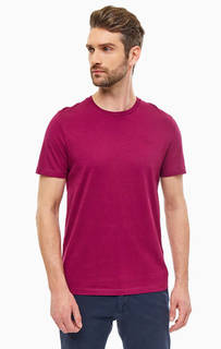 Фиолетовая хлопковая футболка Strellson