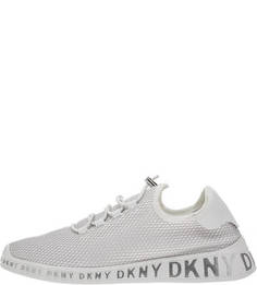 Сетчатые кроссовки с монограммой бренда Dkny