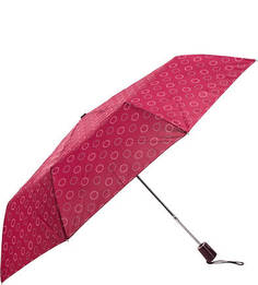 Складной полуавтоматический зонт цвета фуксии Doppler