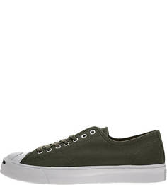 Текстильные кеды цвета хаки Converse