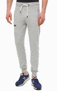 Хлопковые брюки джоггеры в спортивном стиле Superdry