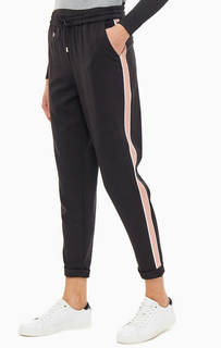 Брюки джоггеры с контрастными лампасами Only