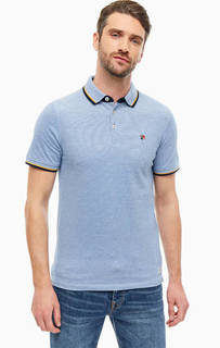 Футболка поло из плотного хлопка Jack & Jones