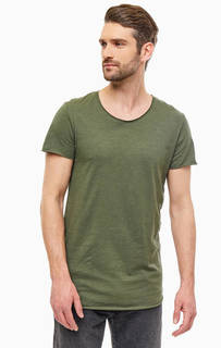 Однотонная хлопковая футболка Jack & Jones