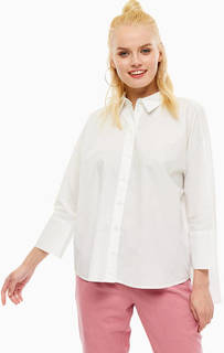 Белая хлопковая рубашка на пуговицах Only